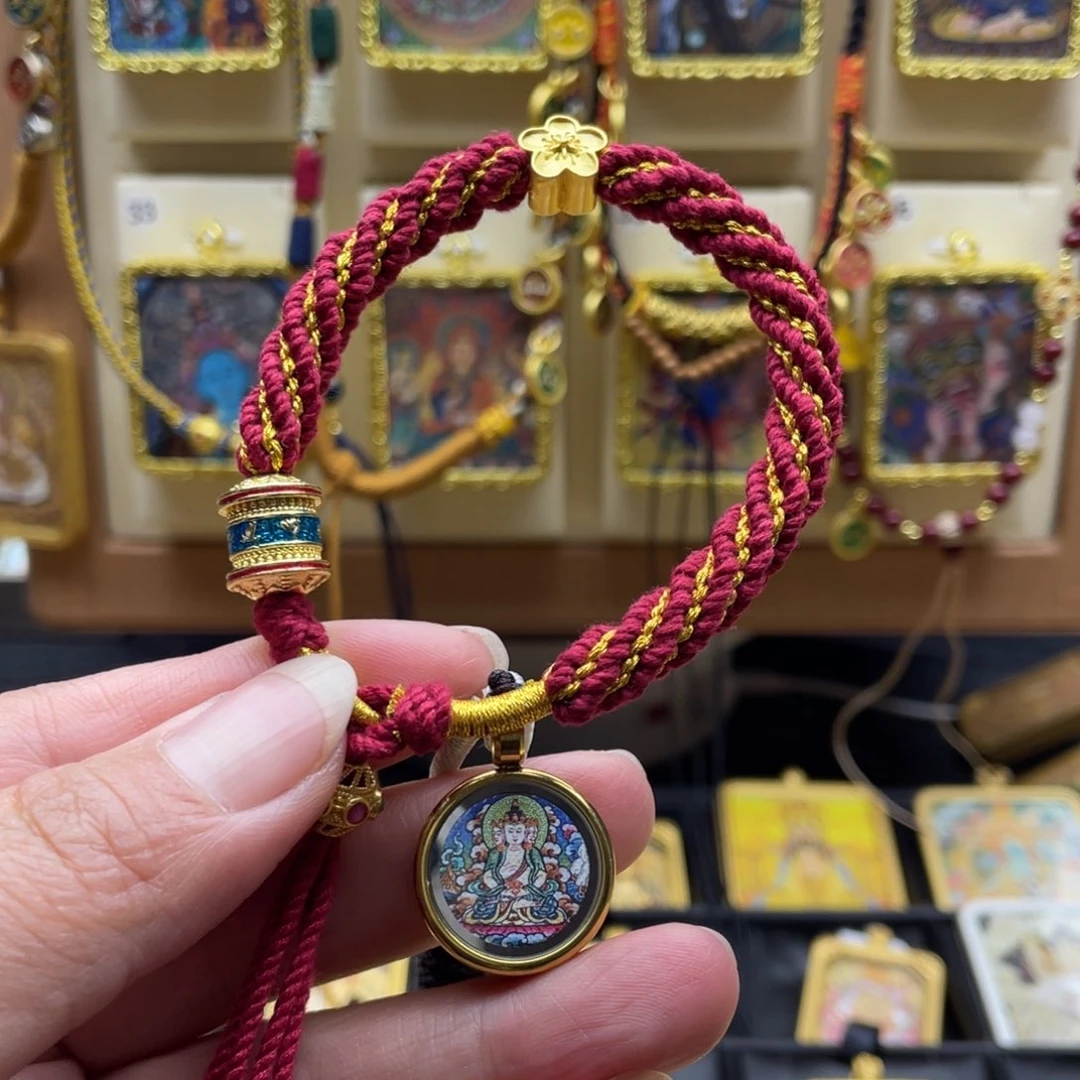 吊坠阿**柿唐卡一步到位一步之力