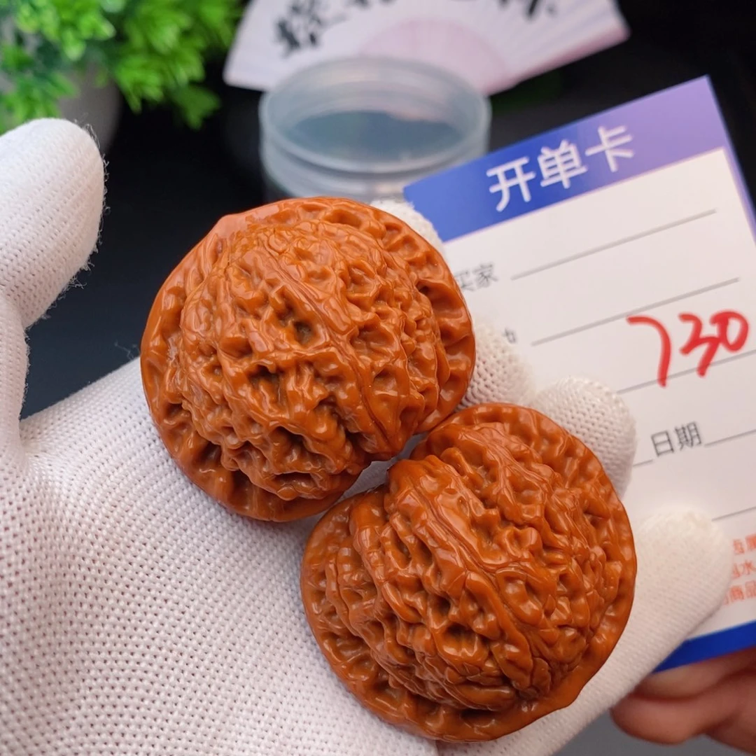 文玩核桃把件44水龙纹730