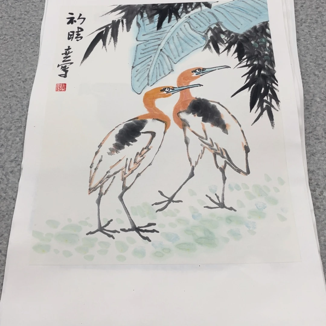 国画1.4平尺国画作品
