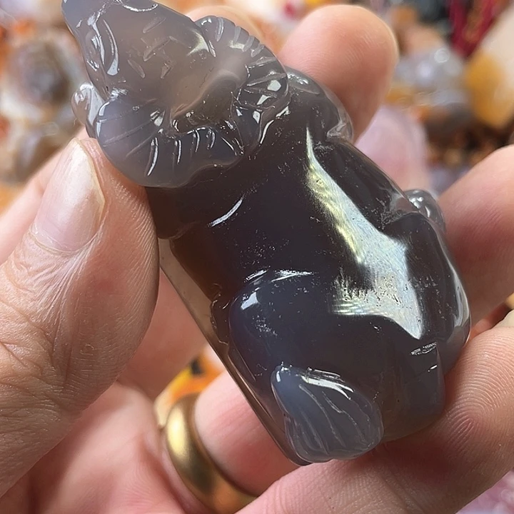 未镶嵌天然玛瑙/玉髓