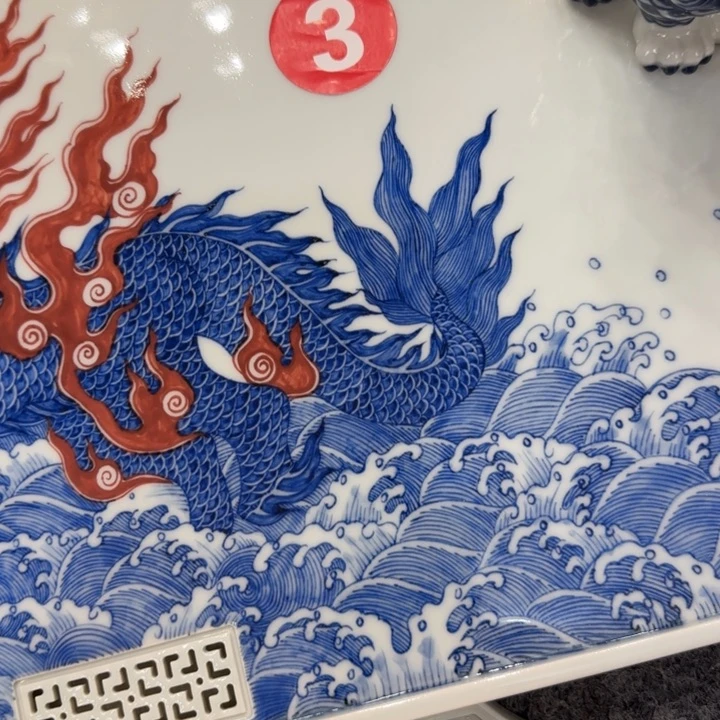 【闪购商品】羊**岁景德镇手工手绘陶瓷