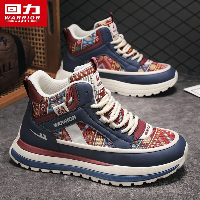 回力男鞋冬季2025新款国潮阿甘板鞋男士休闲运动厚底增高老爹潮鞋