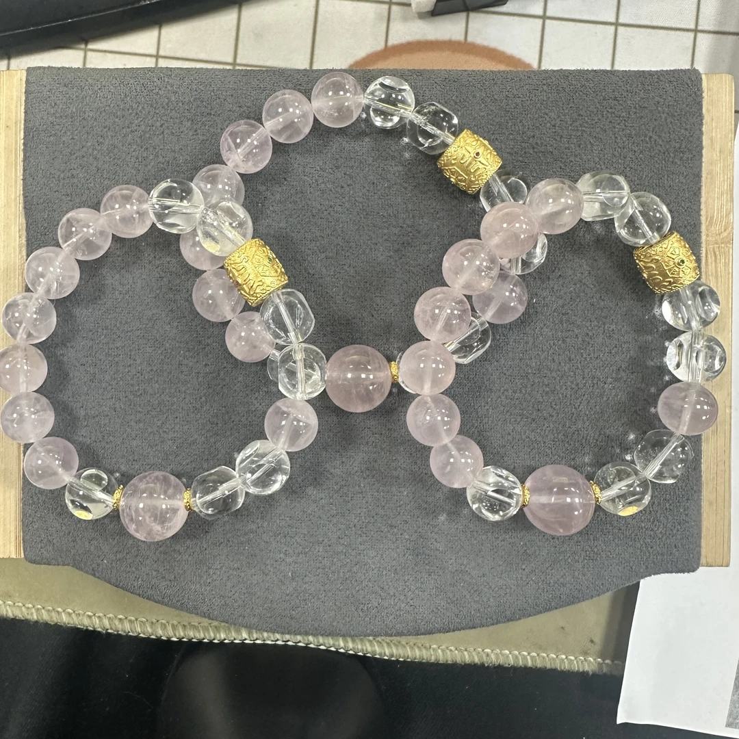 【小院甄选】原创粉水晶单圈10+ 多样性发一件 XX941