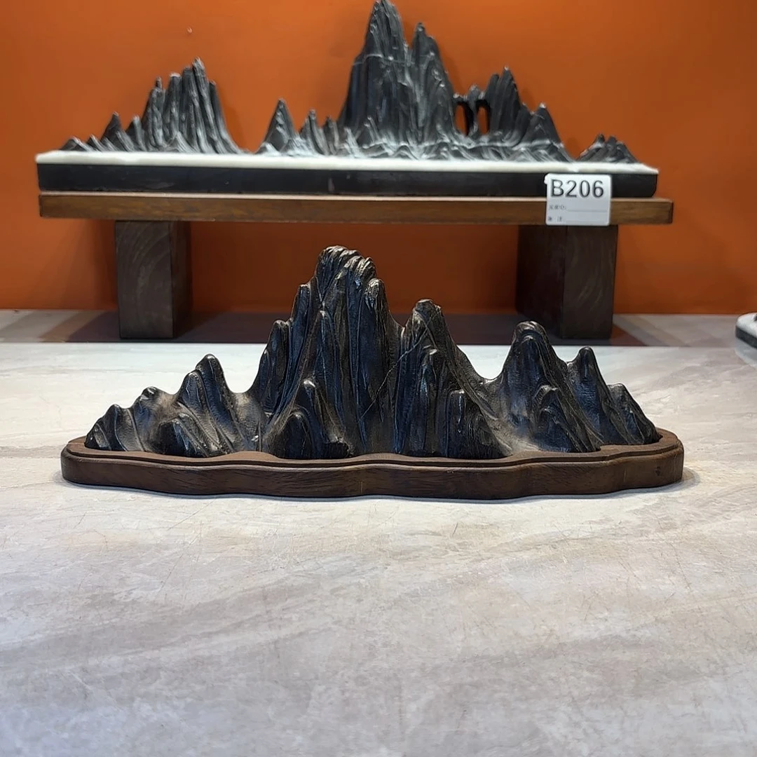 摆件淡**疆灵璧石奇石摆件