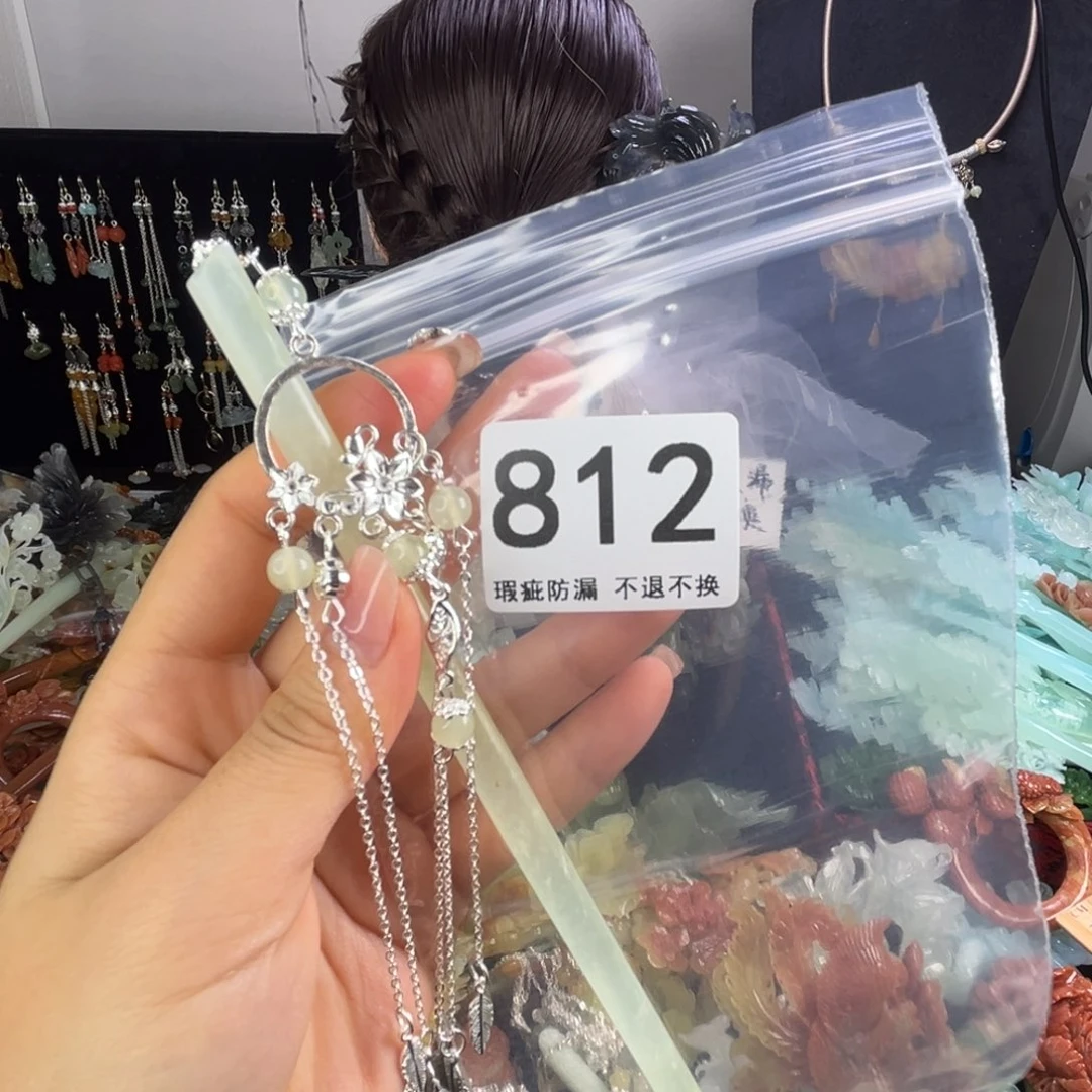 未镶嵌岫玉发饰小*柴