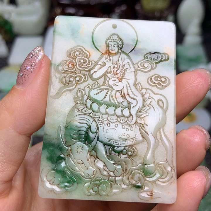 未镶嵌挂件翡翠清