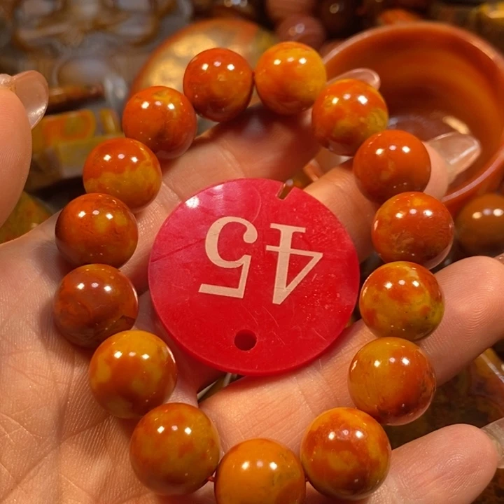 玛瑙/玉髓手链未镶嵌健*茶