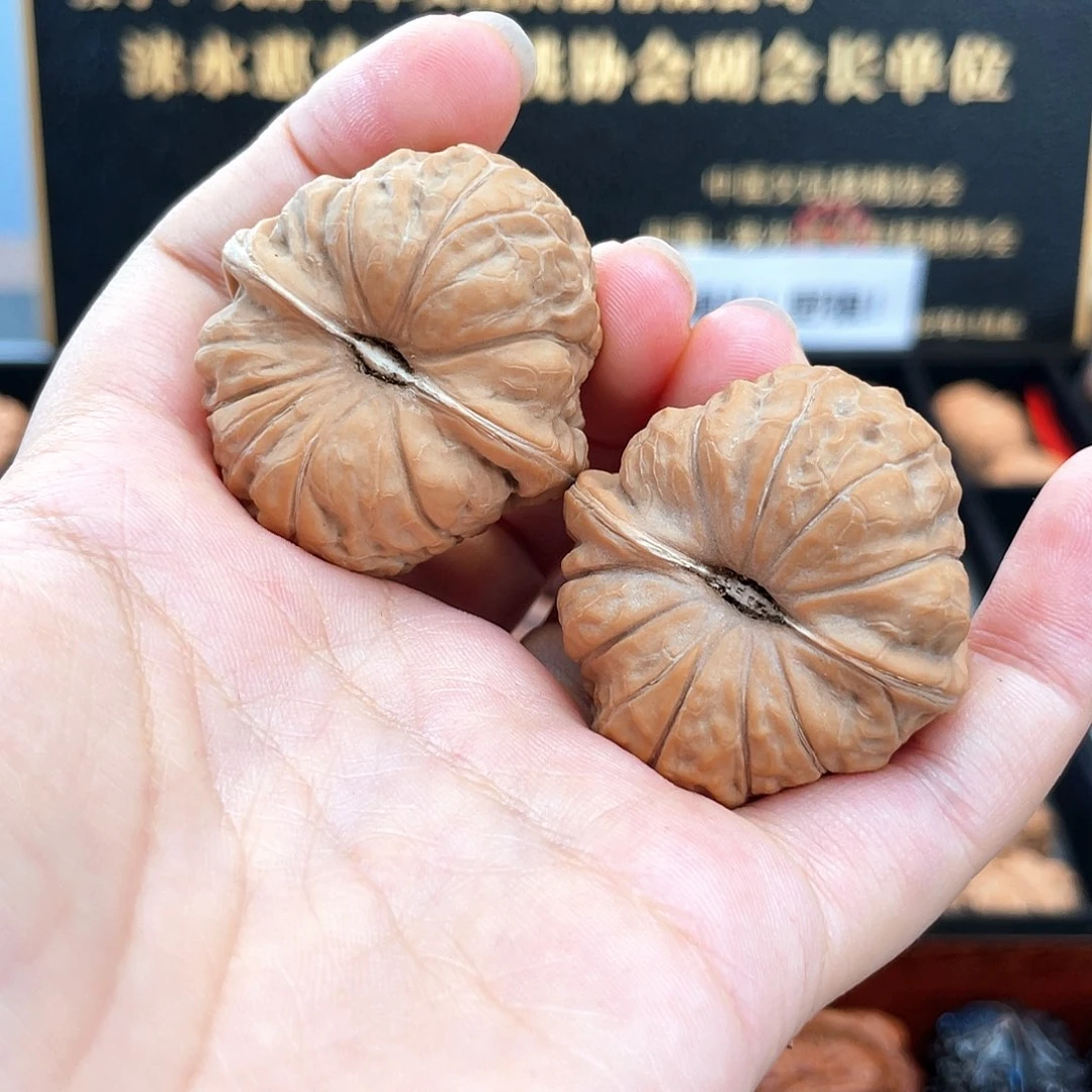 把件文玩核桃书*37稀有小尺凹底近正肩s3702