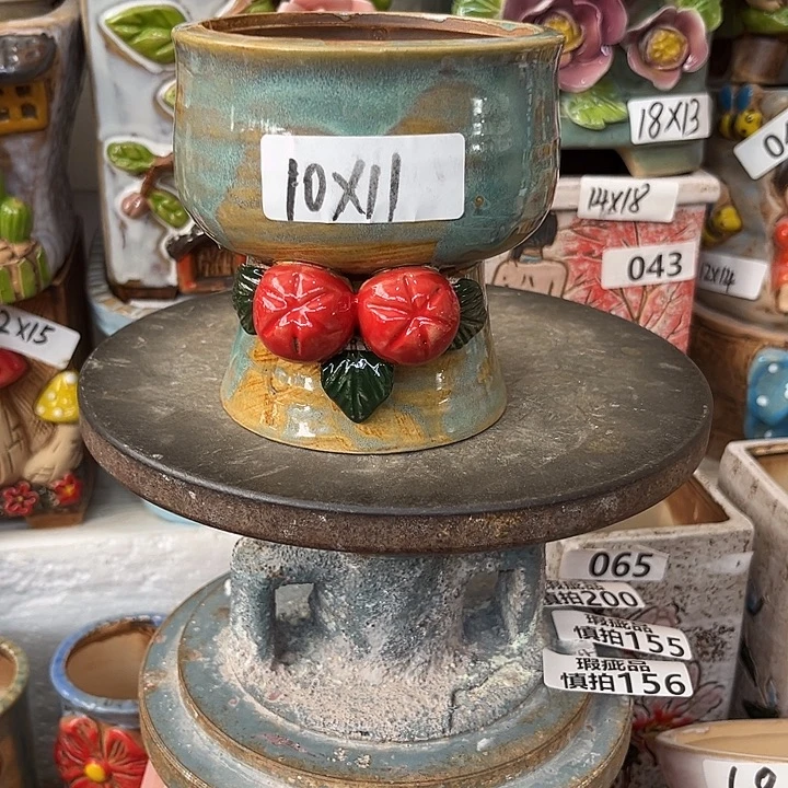 粗陶材质多肉花盆