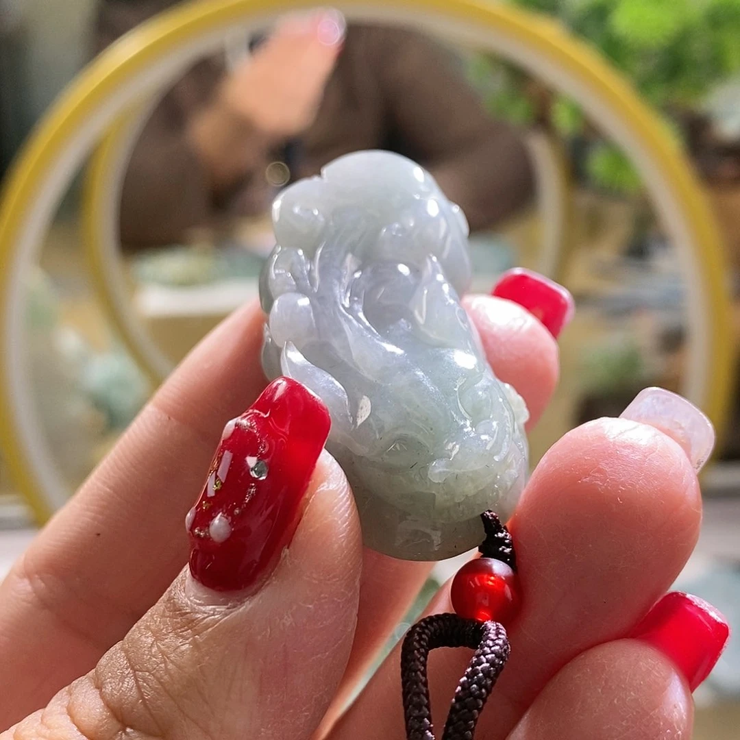 【闪购商品】翡翠颈饰未镶嵌貔貅