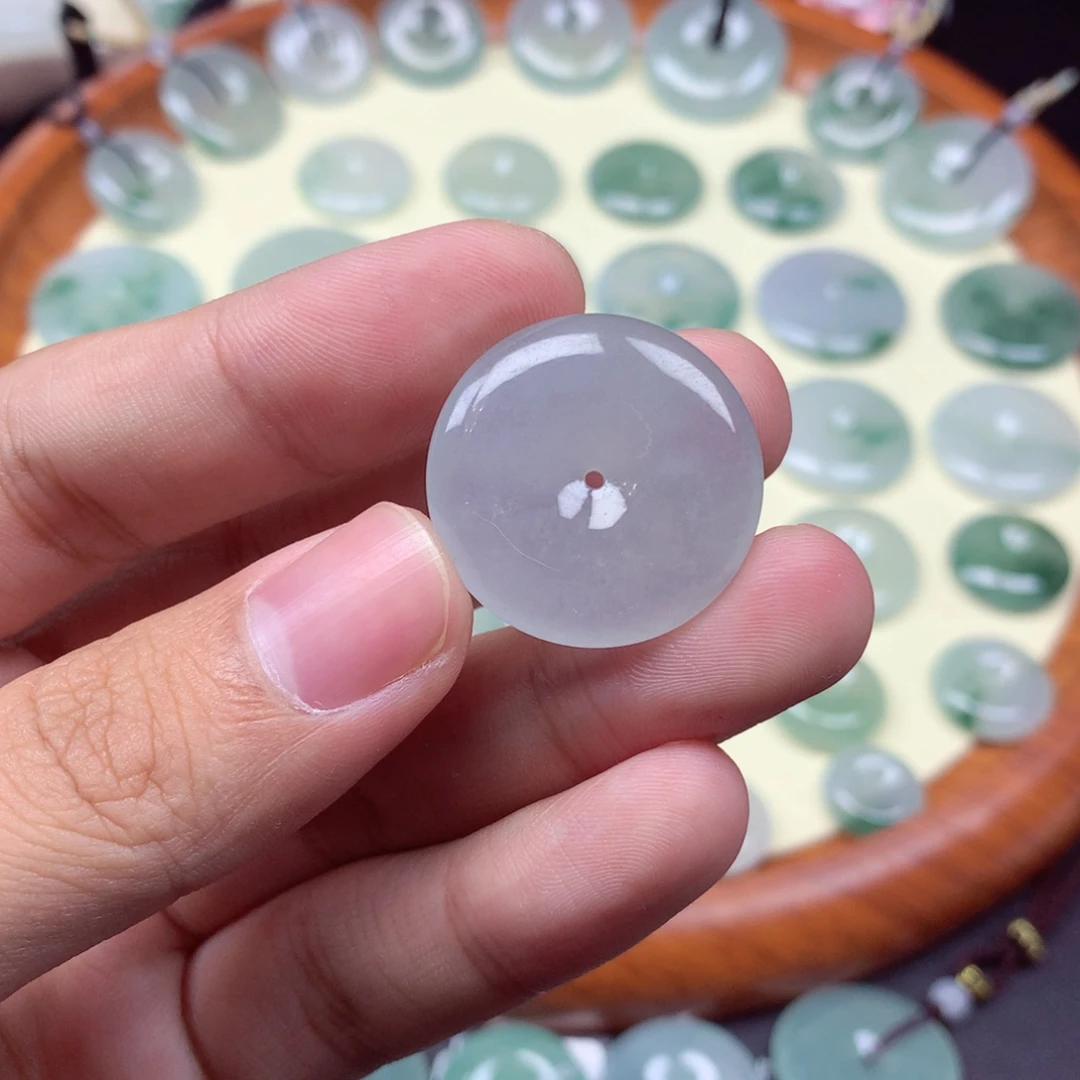 Y***翡翠未镶嵌颈饰吊坠25.4/5.2mm