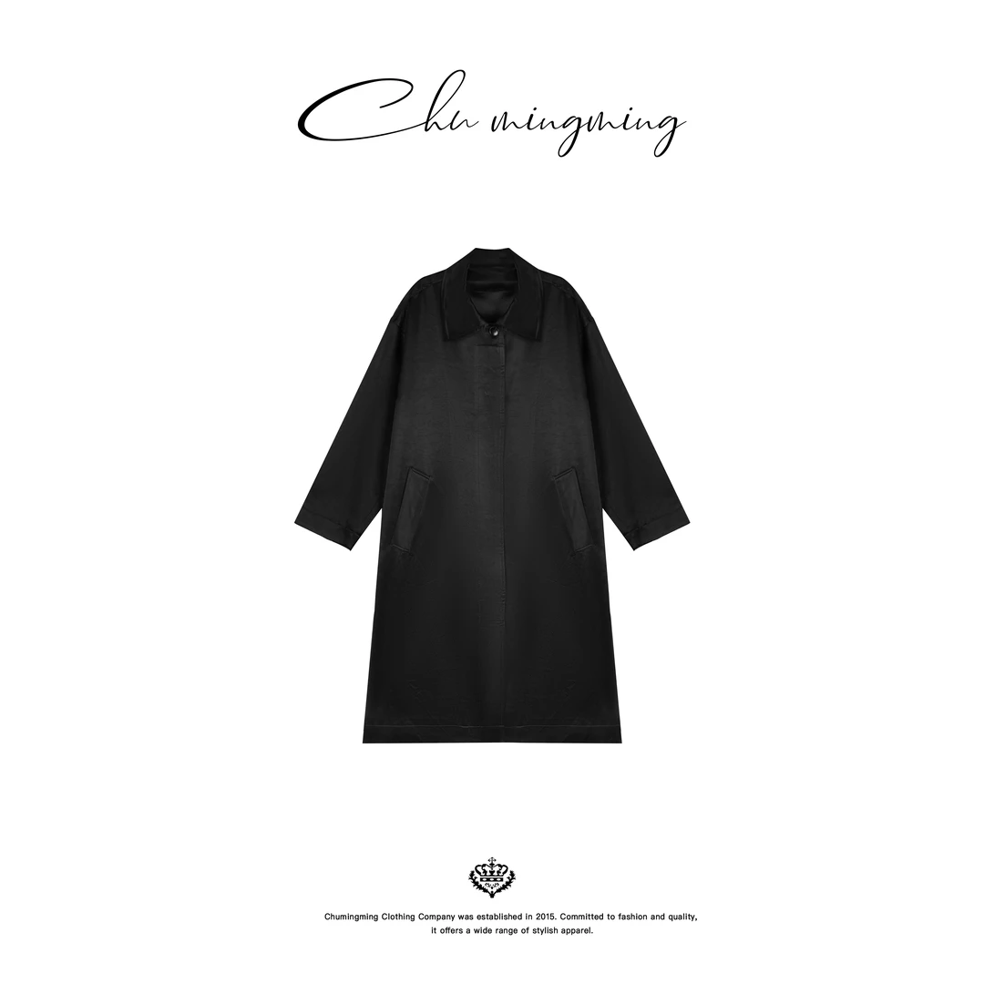 【CHU/2025SSNEW】醋酸风衣MYH2513