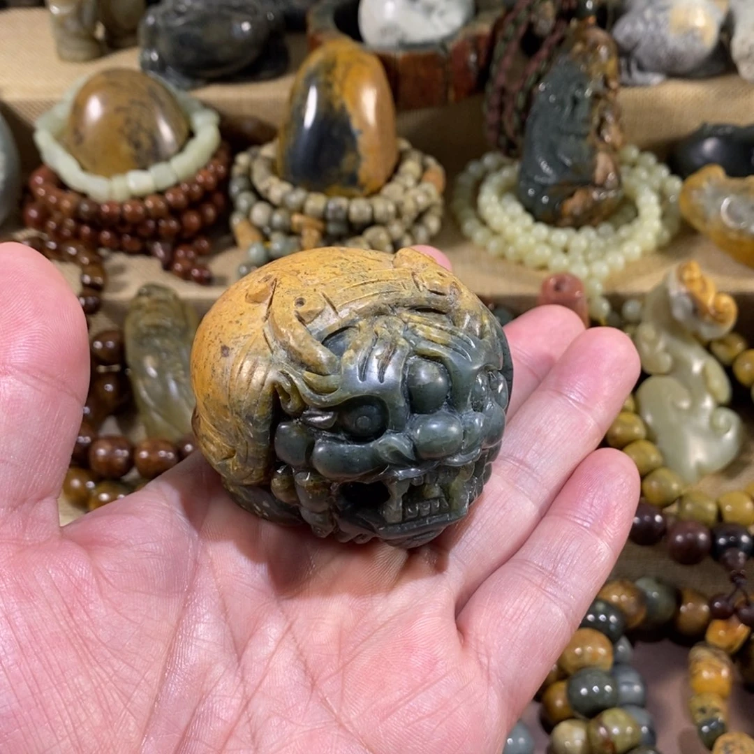 岫岩河磨玉（透闪石质玉）未镶嵌挂件