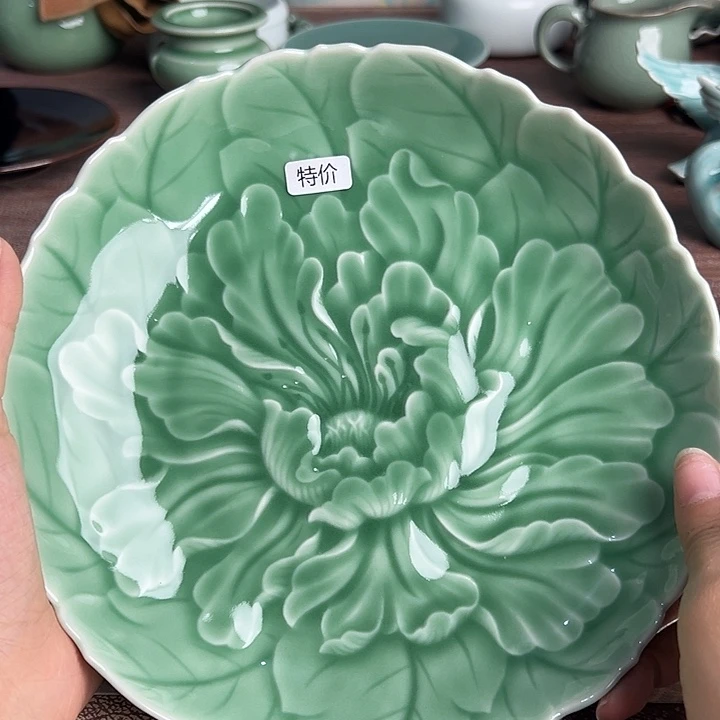 龙泉云间青瓷小米茶器