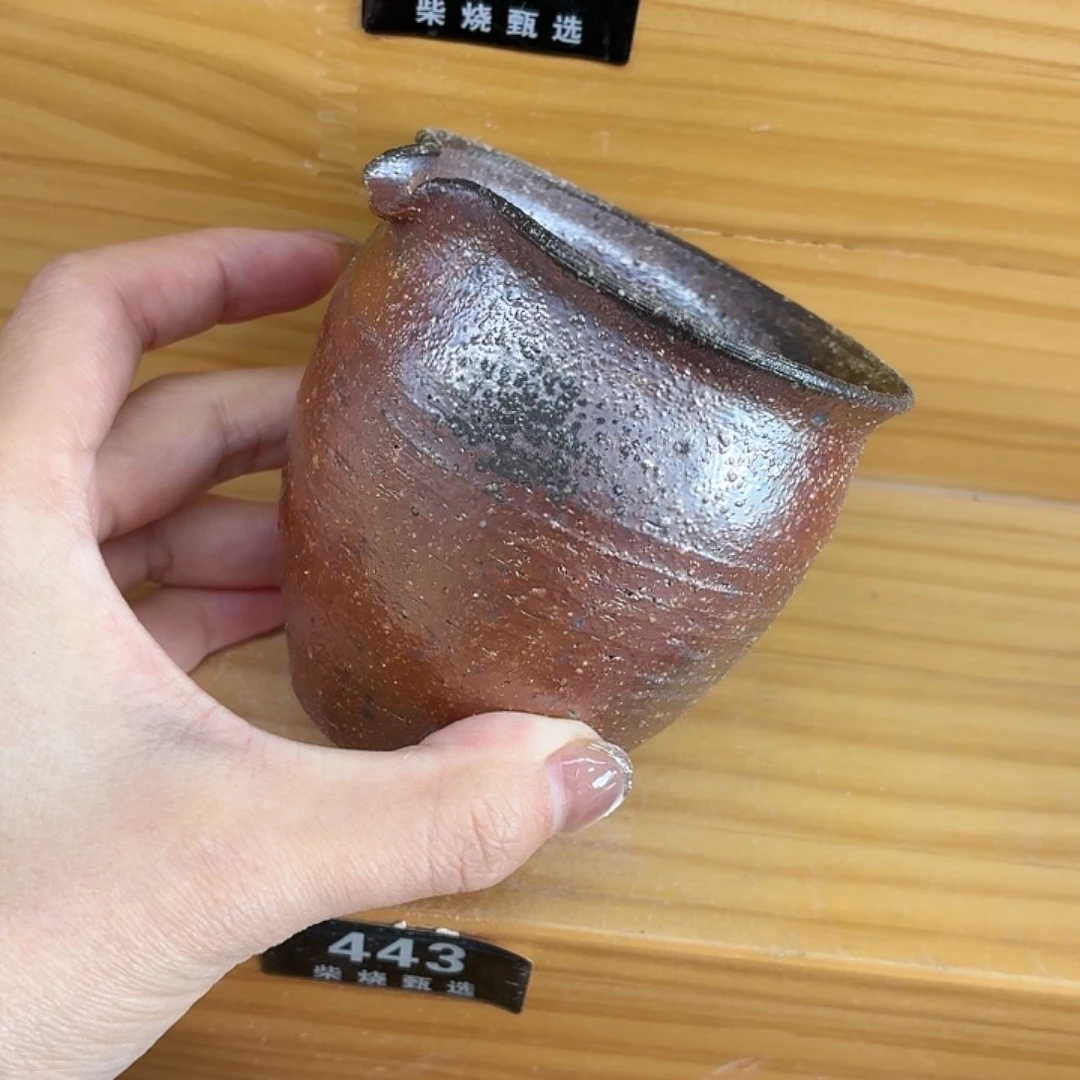 陶园柴烧，精品高货443瑕摆件