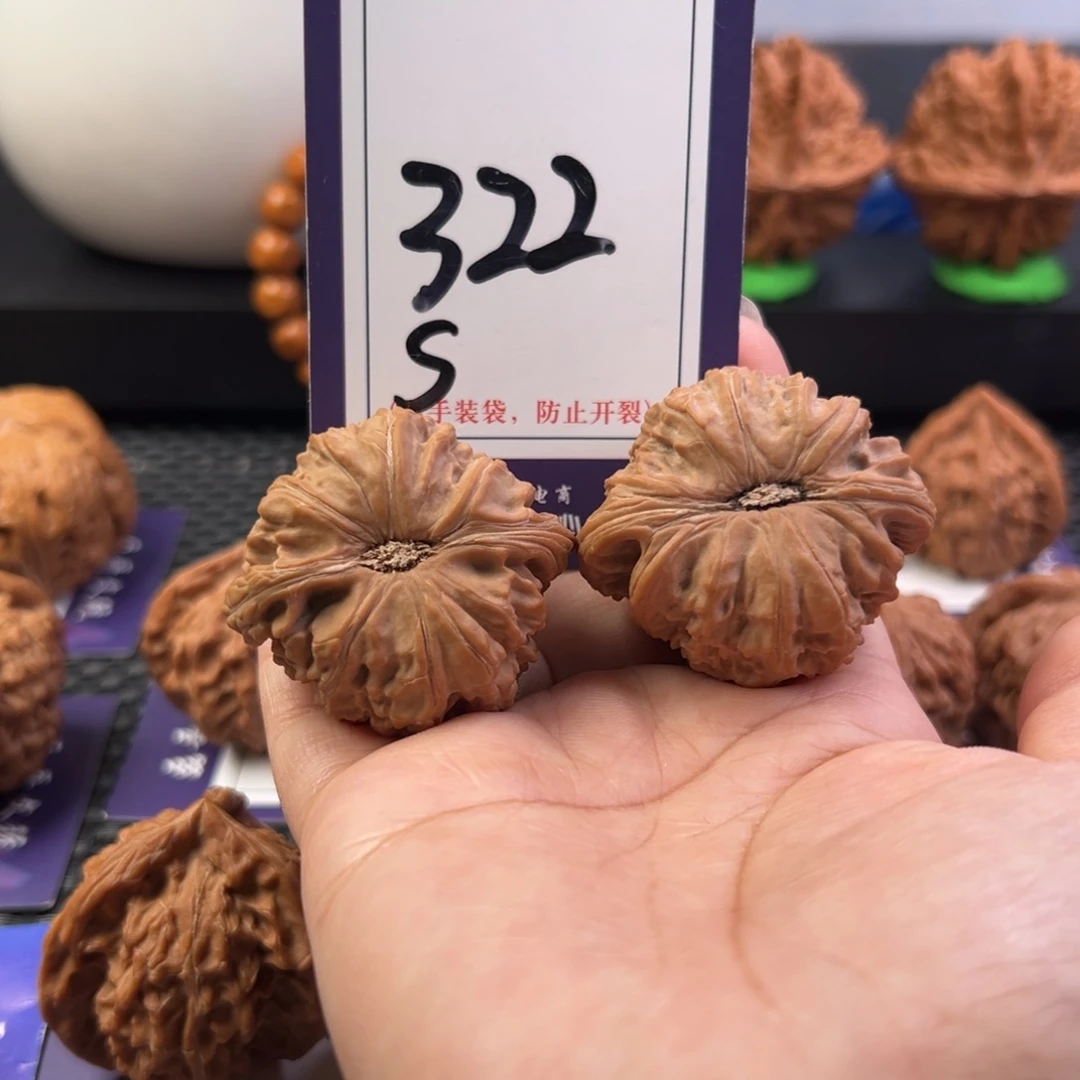 把件桃核322号白狮子41