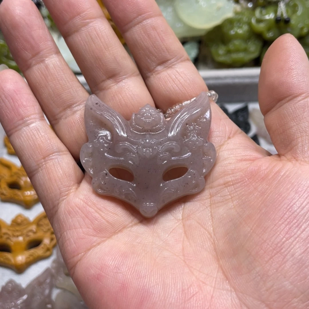 【闪购商品】岫玉颈饰未镶嵌秋****鱼96吊坠