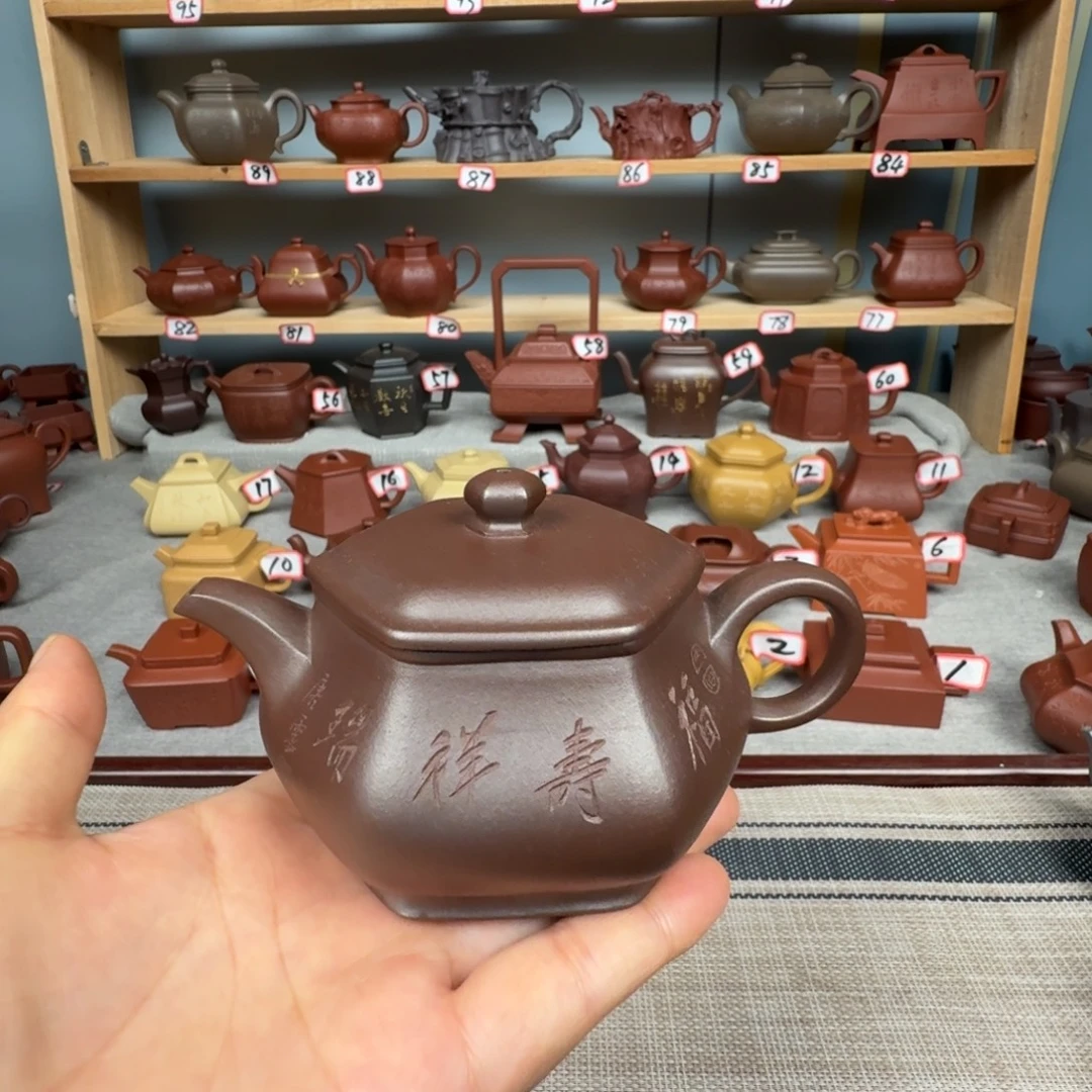 底槽青茶壶全手工制作微暇