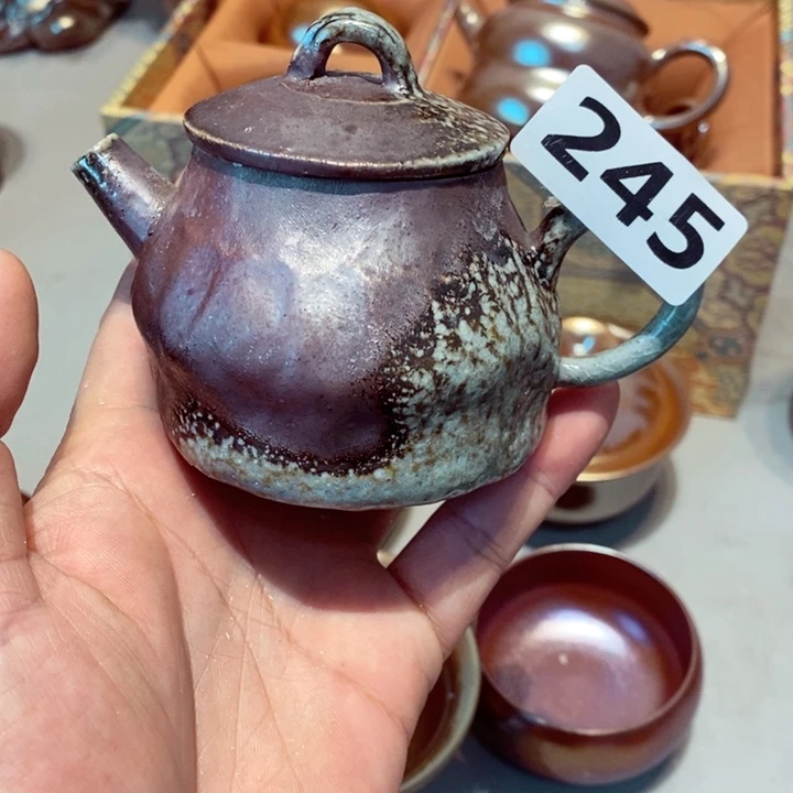 柴烧茶具套陶瓷杯子