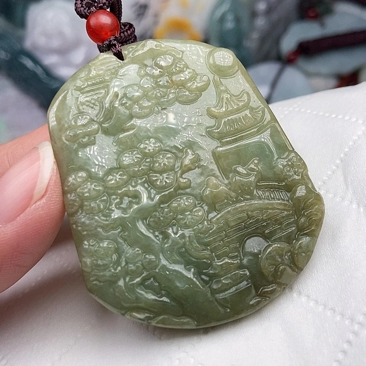 未镶嵌挂件翡翠翡翠