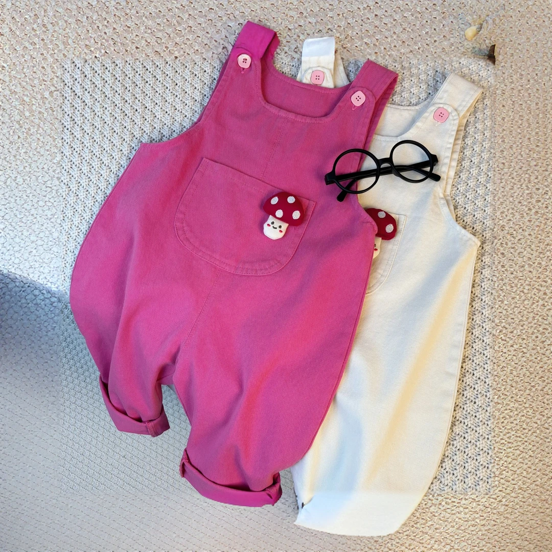 婴儿夏季背带裤长裤洋气春秋婴幼儿休闲裤宝宝棉布韩版小童背带裤