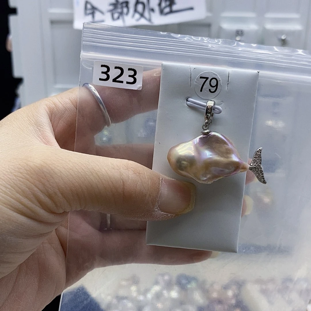 颈饰合金淡水珍珠