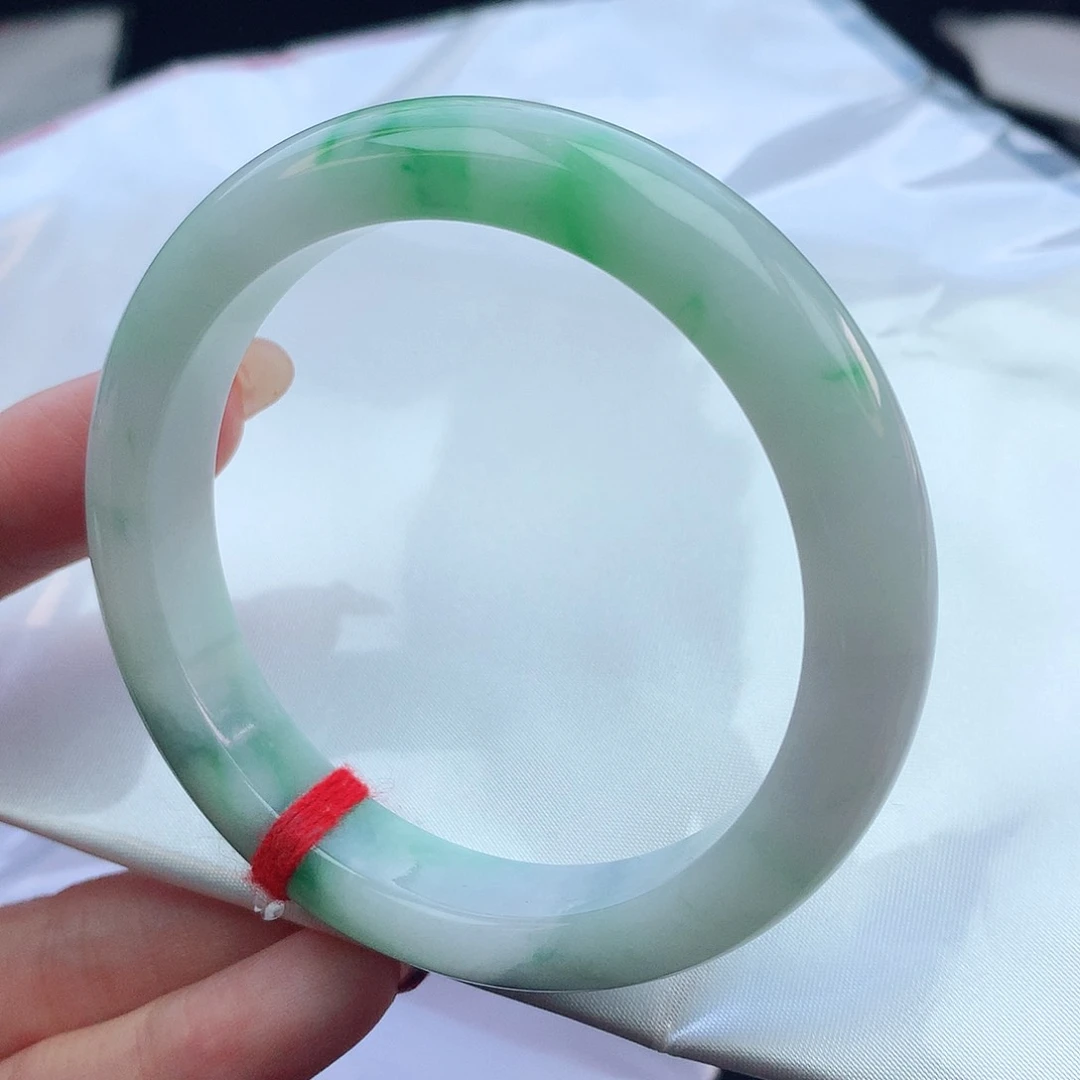 翡翠手镯未镶嵌56圈口881425