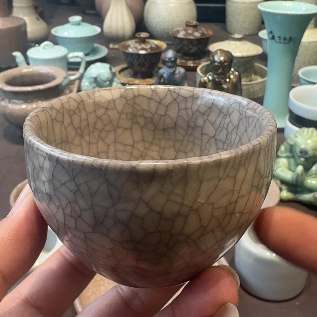 丿***定龙泉青瓷茶具微瑕