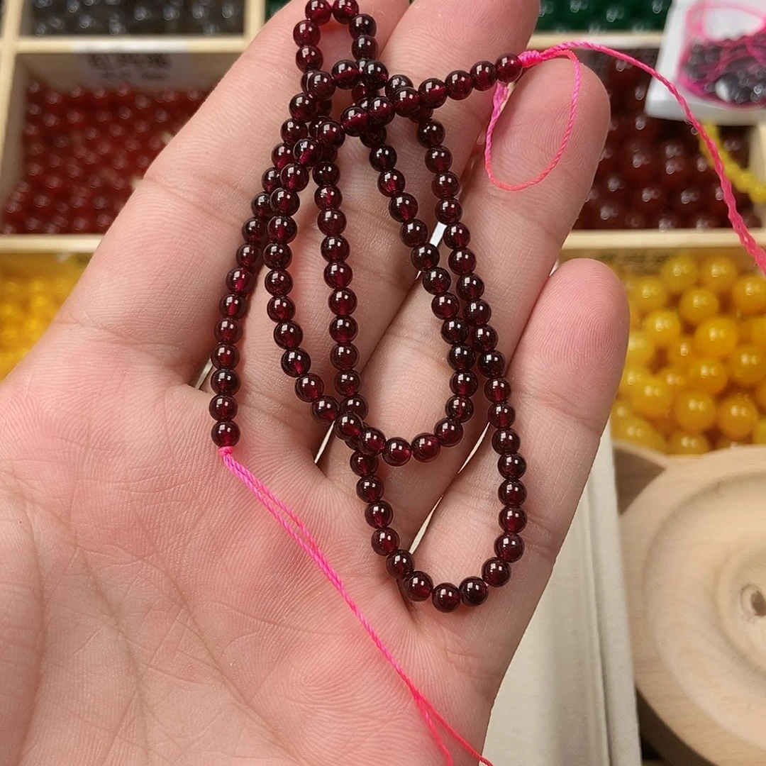 珠宝半成品银S925镶嵌石榴石