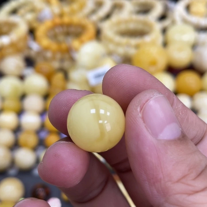 裸石蜜蜡未镶嵌15.9mm