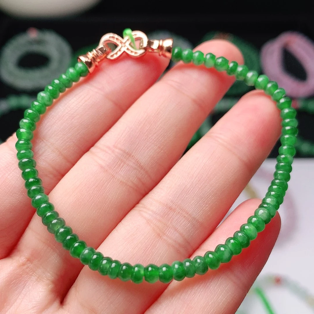 未镶嵌手链翡翠翡翠