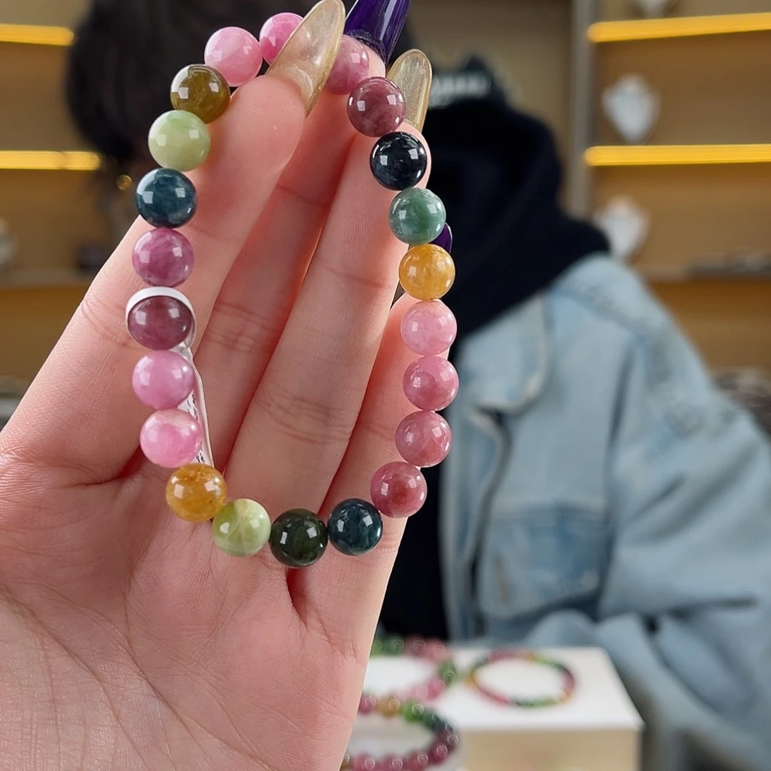 碧玺碧玺8mm（多样性发一件未镶嵌