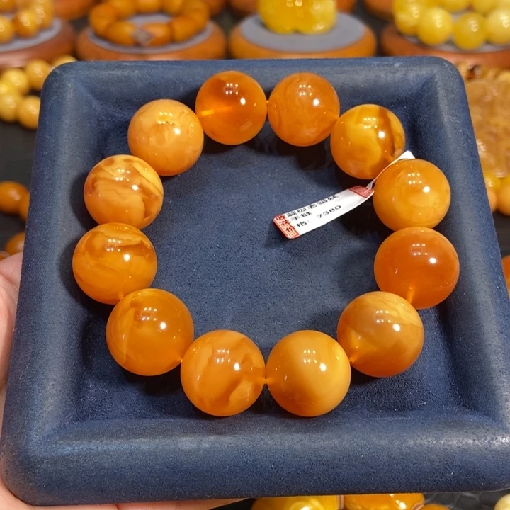 蜜蜡手链未镶嵌蜜蜡