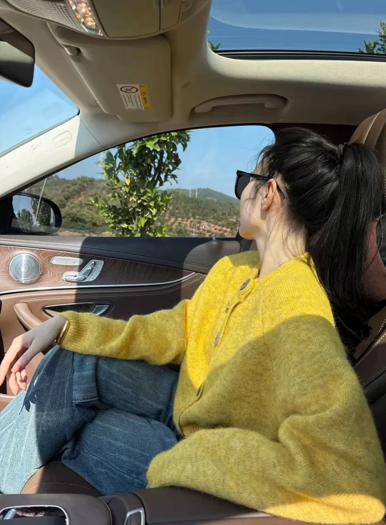 慵懒风短款韩版宽松针织毛针织衫套头高领毛衫网红