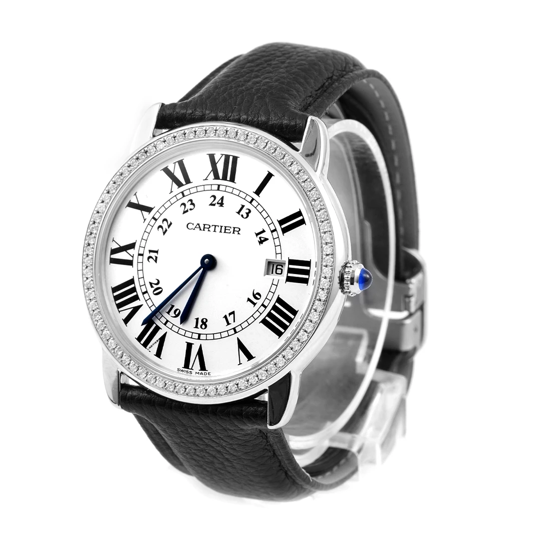 99新 Cartier/卡地亚 伦敦系列W6700255表/后钻/WHT030166