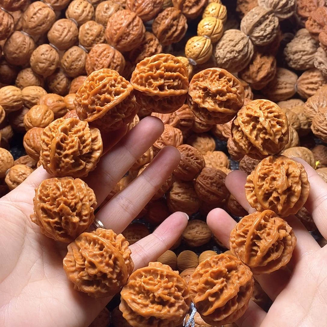 文玩核桃手串麻花八棱