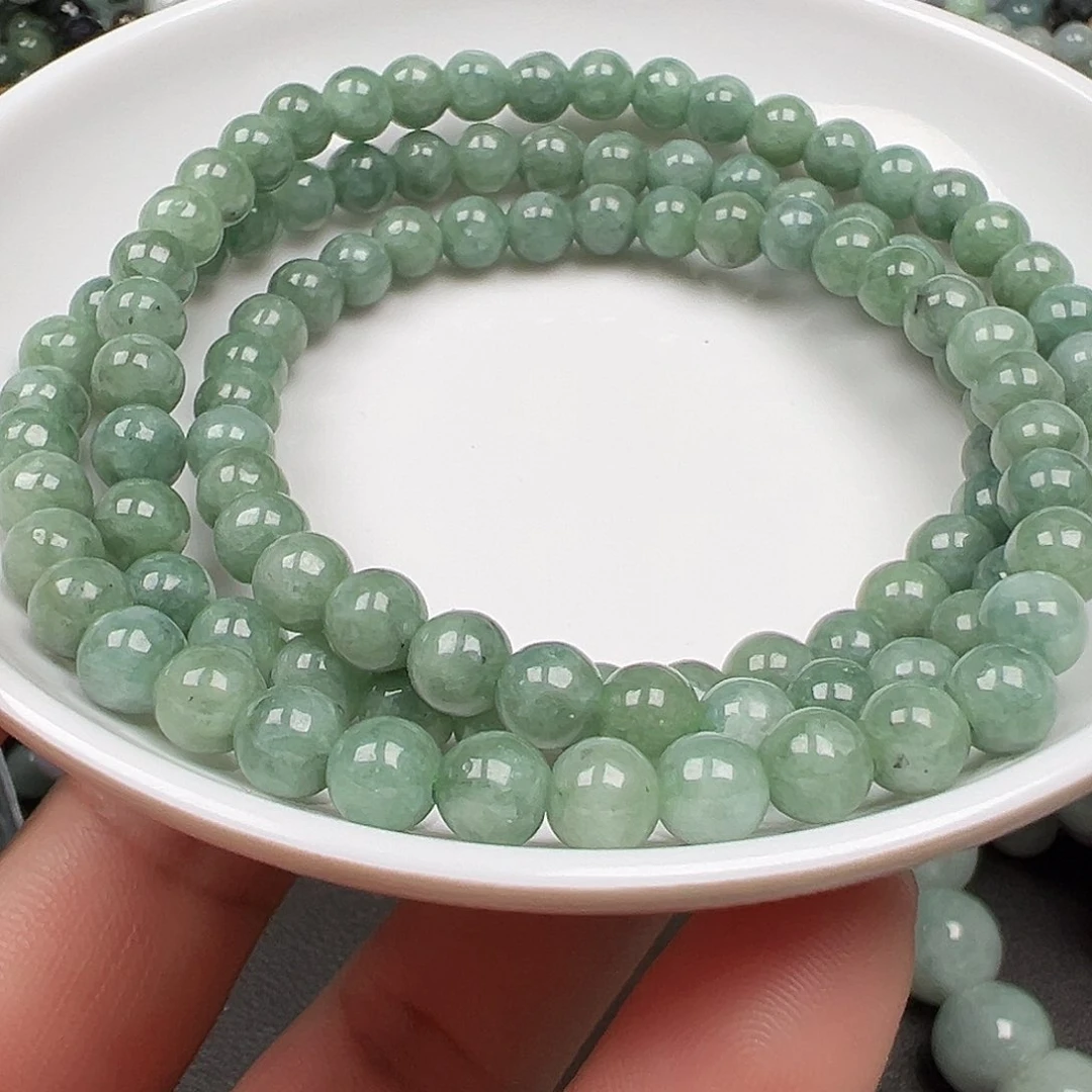 翡翠手链未镶嵌?****?货主老华