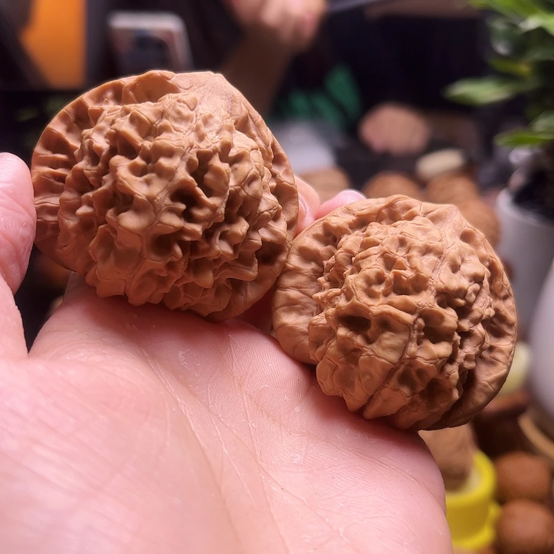 H***o把件文玩核桃48尺龙鼎33