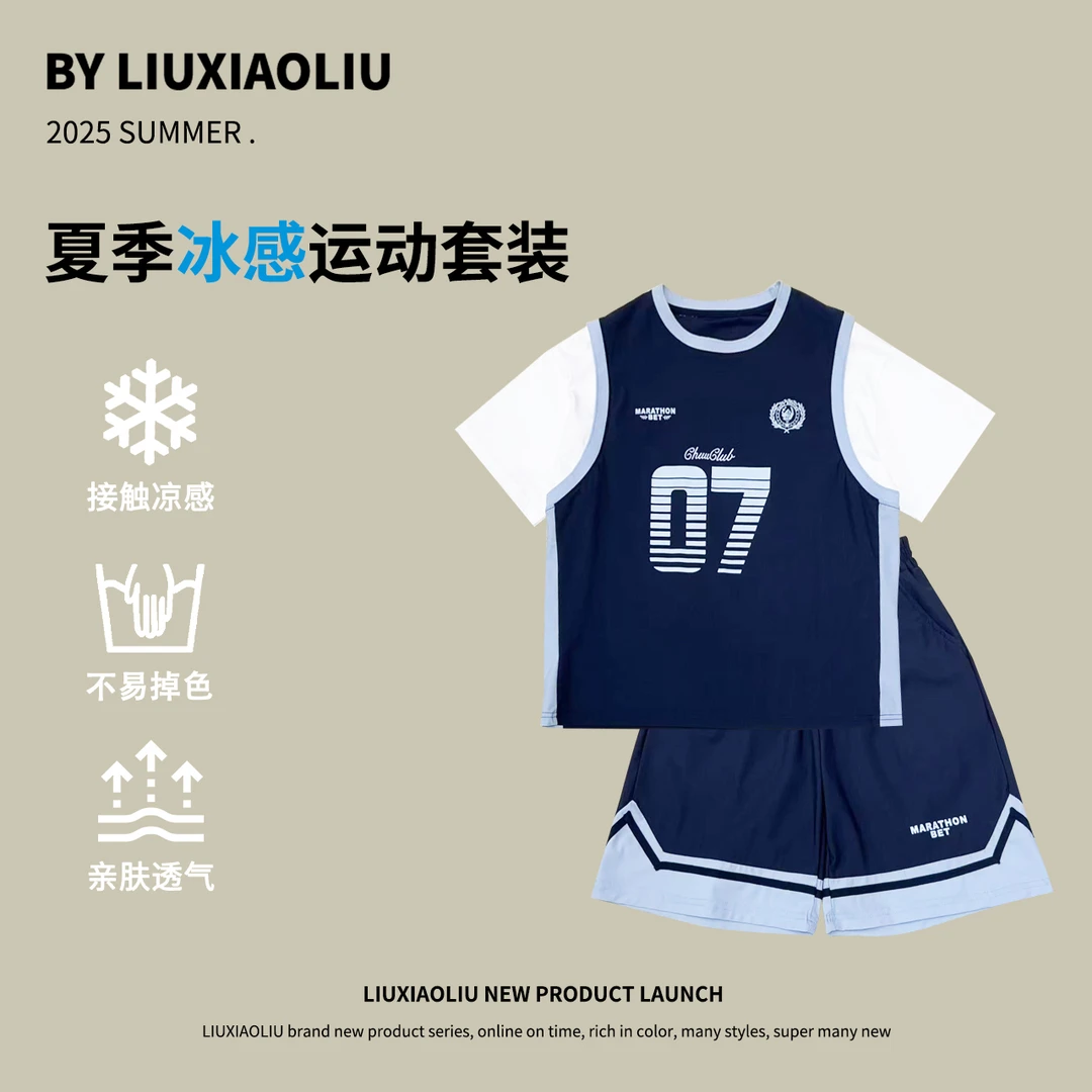 杭州六小六正版BY LIUXIAOLIU夏季儿童休闲套装19678