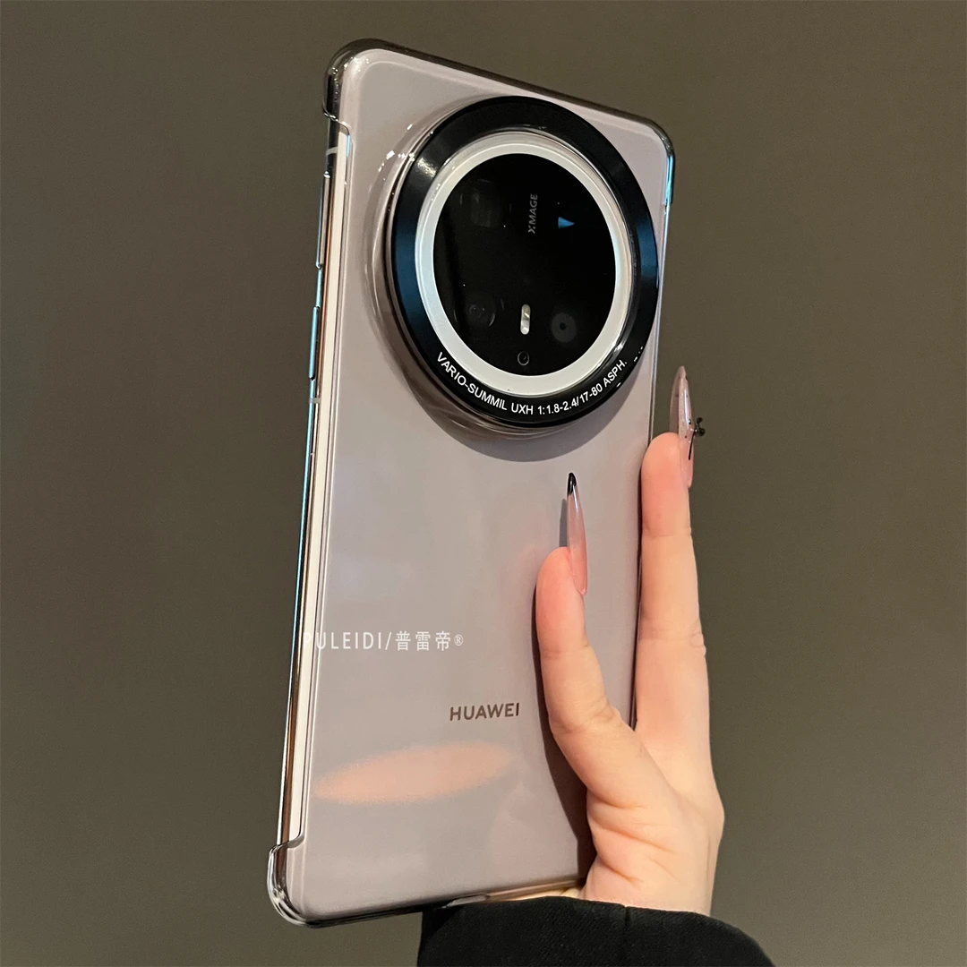 晶透无边框适用华为mate70pro+手机壳简约高级感mate60pro超薄防