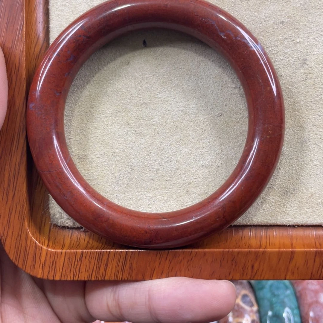 银S925镀金镶嵌手镯硅化玉