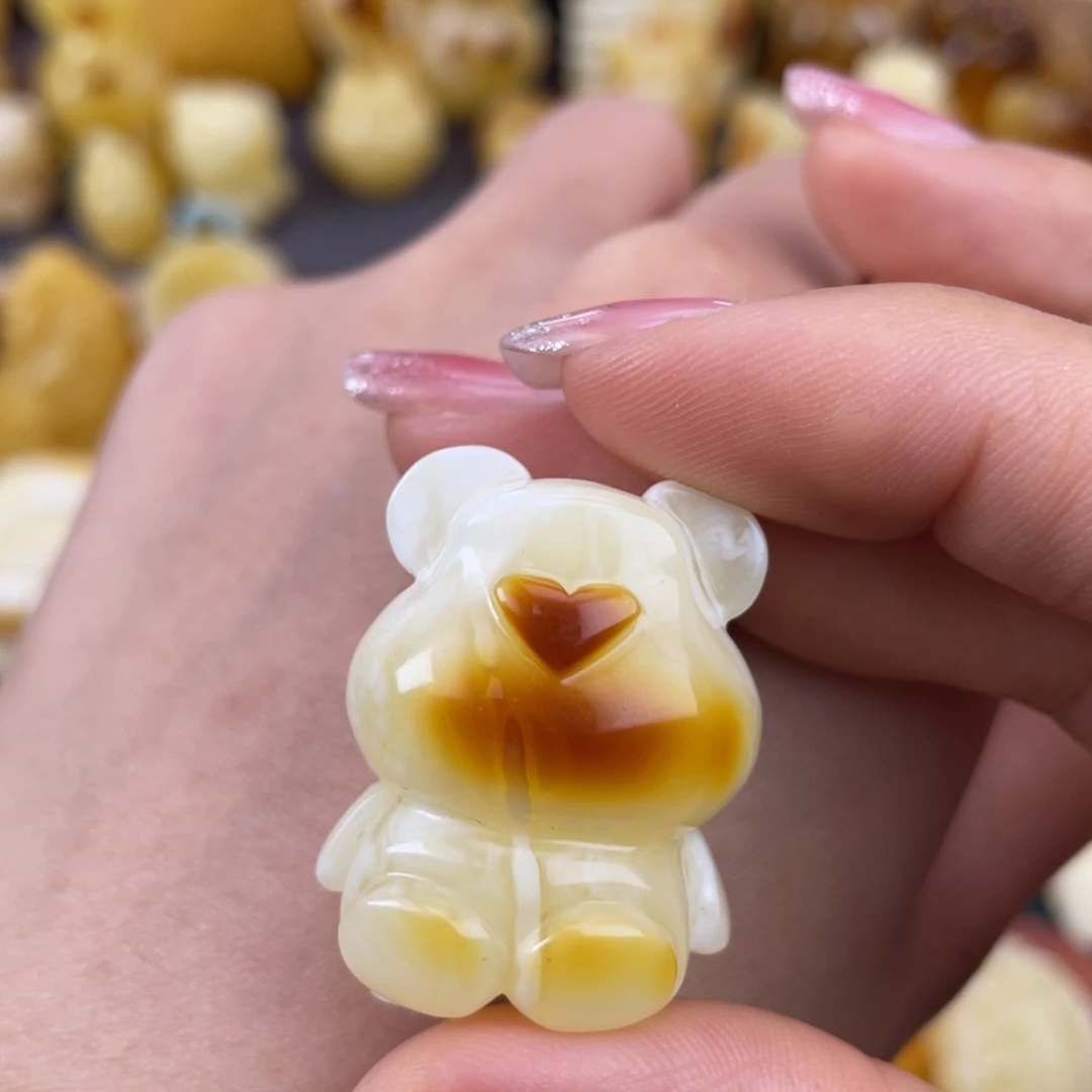 琥珀裸石未镶嵌蜜蜡