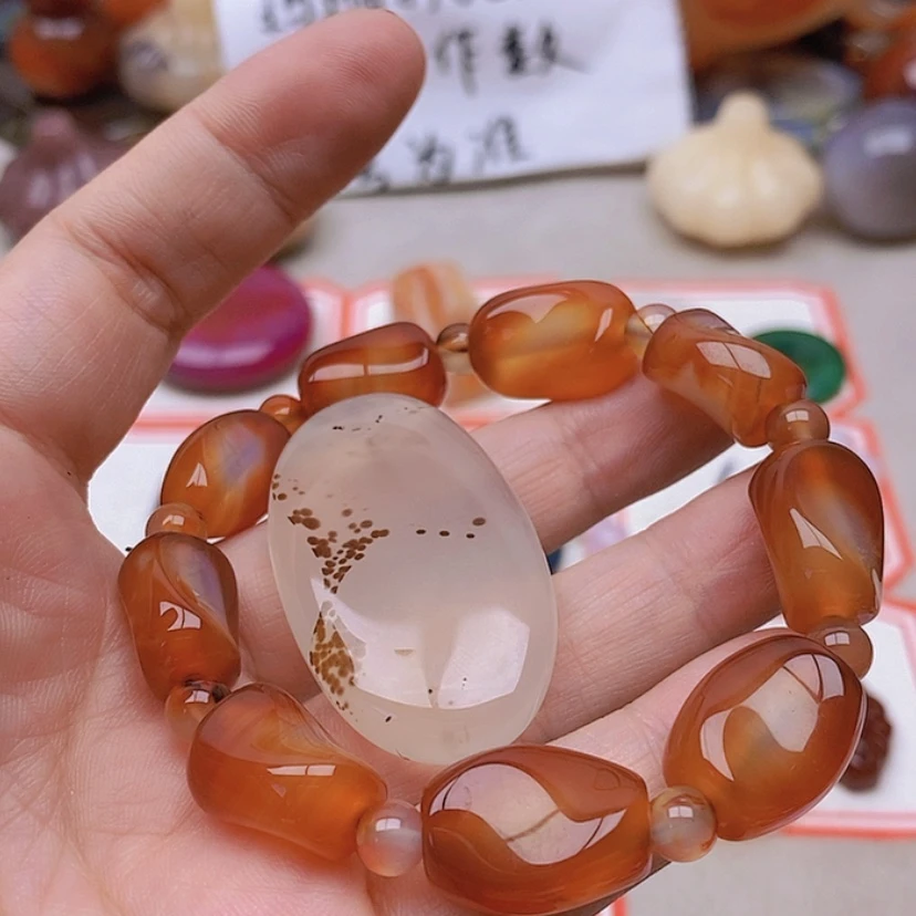 【闪购商品】未镶嵌玛瑙/玉髓珠宝半成品南**棉