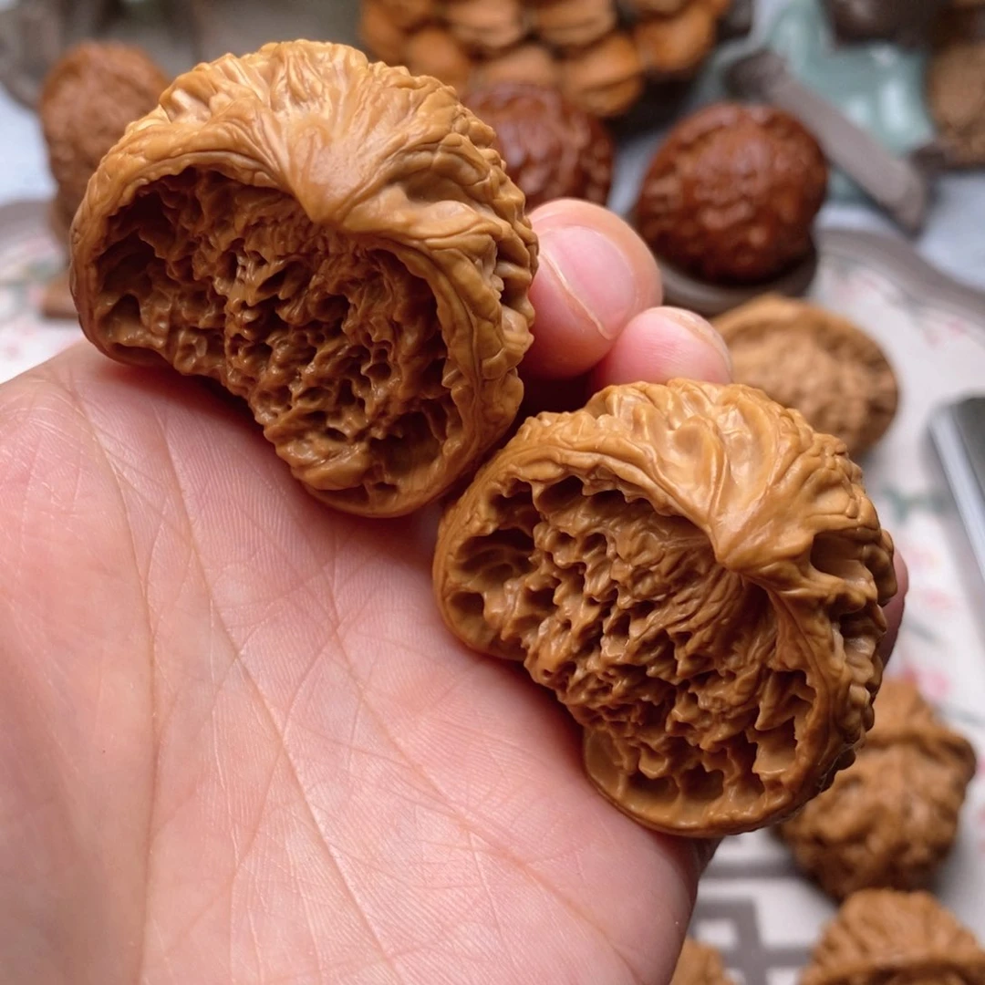 【闪购商品】文玩核桃把件聚宝盆41