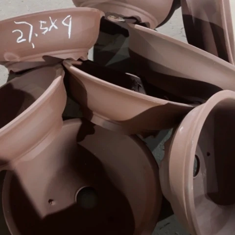 紫砂花盆100-8。27.5-9