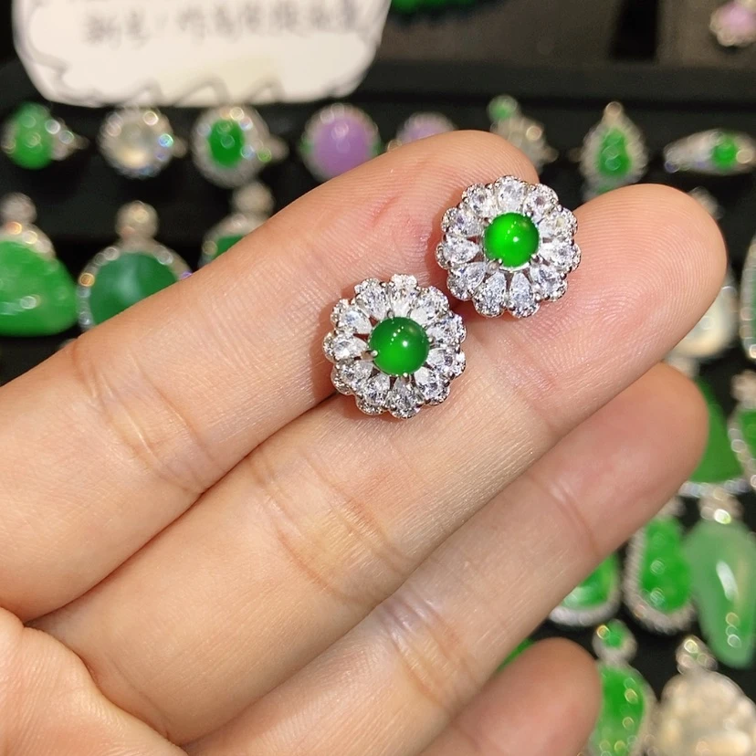 【闪购商品】翡翠未镶嵌耳饰天然翡翠