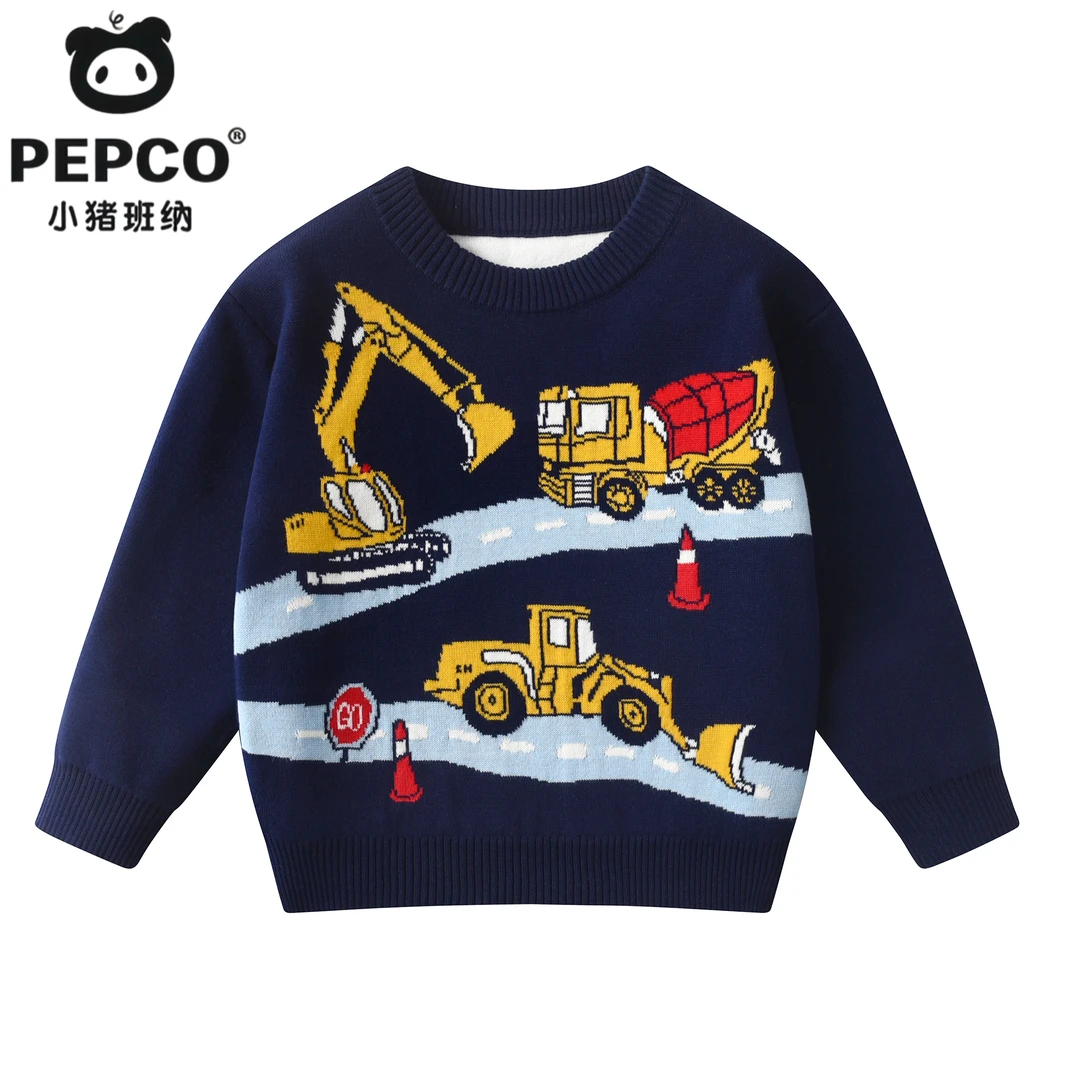 PEPCO/小猪班纳儿童秋冬打底针织毛衣小童休闲卡通春秋保暖加厚