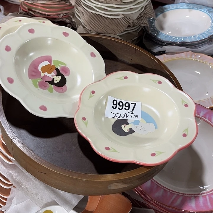 瓷微瑕外贸餐具9997