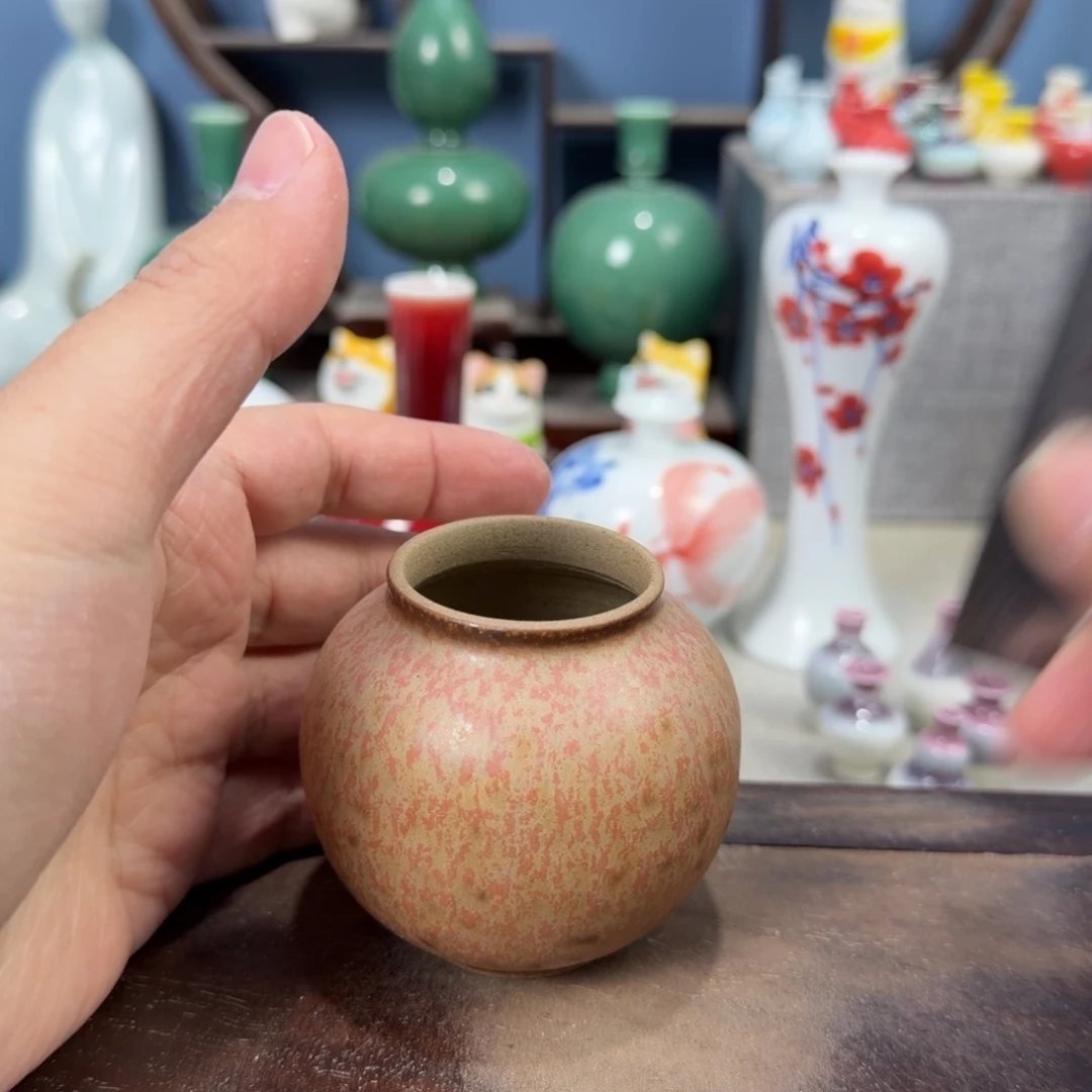 陶瓷手工小花器摆件