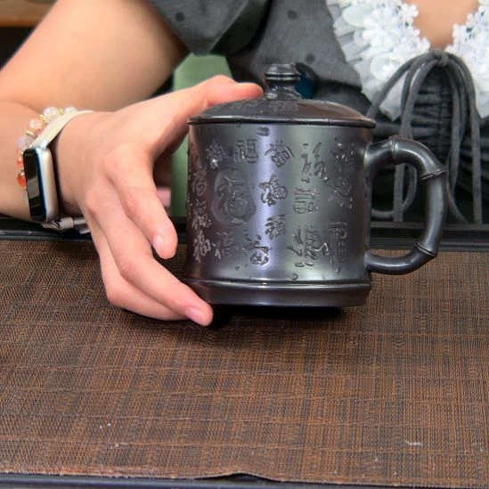 茶杯紫砂高货放漏
